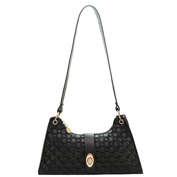 Moteriška rankinė gatvės stiliui iš PU, pagalvės formos, užtrauktuko uždarymas, vidinės kišenės telefonui ir ID kortelei