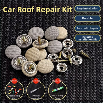 Клипсове за ремонт на тавана на автомобил, марка Yishui, платно-метален материал, персонализируеми, едноцветен модел