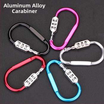 Μηχανική κλειδωτική πόρπη για σακίδια και κράνη, αλουμινίου κράμα, μοντέλο NF6301, μάρκα LOCK NF/Newfield, πάχος ράβδου κλειδώματος 6 mm