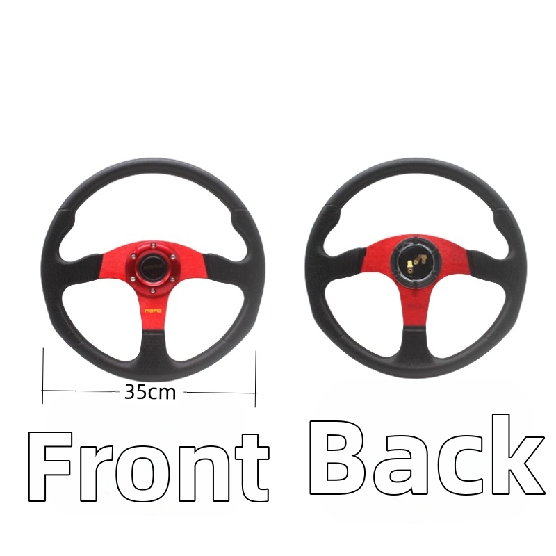 PU спортен волан за състезателни автомобили, модел 5128, универсална съвместимост за ретрофит