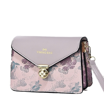 Γυναικεία Τσάντα PU crossbody με οριζόντιο τετράγωνο σχήμα, στυλ street trend, μαγνητικό κλείσιμο, φόδρα πολυεστέρα