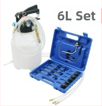 Ръчно устройство за смяна на спирачна течност в автомобил – въздушно задвижван попълнител, Changyi, PP пластмаса