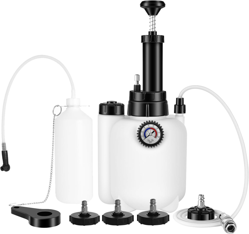 Ръчно устройство за смяна на спирачна течност в автомобил – въздушно задвижван попълнител, Changyi, PP пластмаса