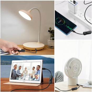 USB кабел за зареждане с превключвател, мултиинтерфейс, с едно гнездо, PVC кабел (Интерфейси: Micro USB, Type-C, Други)