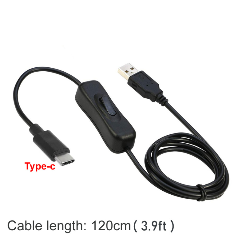 Cablu USB de încărcare cu întrerupător, cu interfețe multiple, cu un singur capăt, PVC (Interfețe: Micro USB, Type-C, Altele)