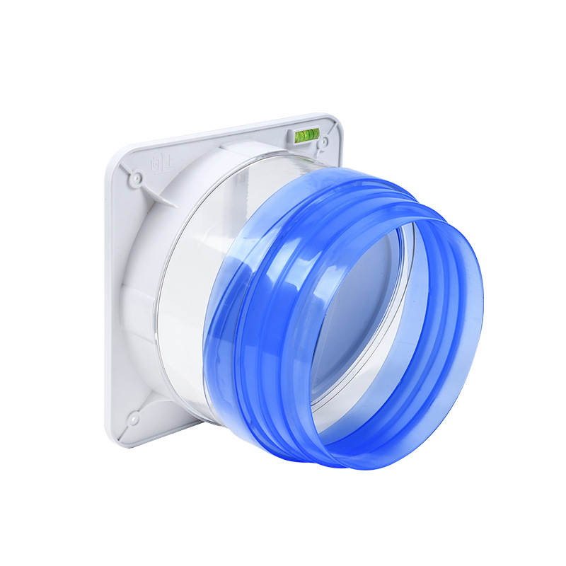 Клапан за обратно всмокване за кухненска/баня вентилационна тръба, ABS/PP, модерен минималистичен стил