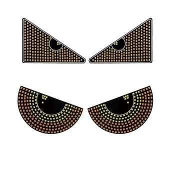 Auto USB LED dekoratīvā gaisma diabola acs formā – Eye light modelis, LED materiāls, 5V, 0.1A, universāla saderība