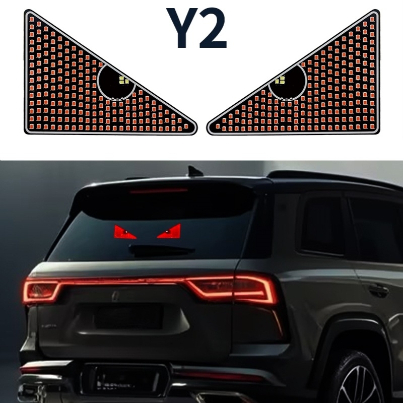 Auto USB LED dekoratīvā gaisma diabola acs formā – Eye light modelis, LED materiāls, 5V, 0.1A, universāla saderība