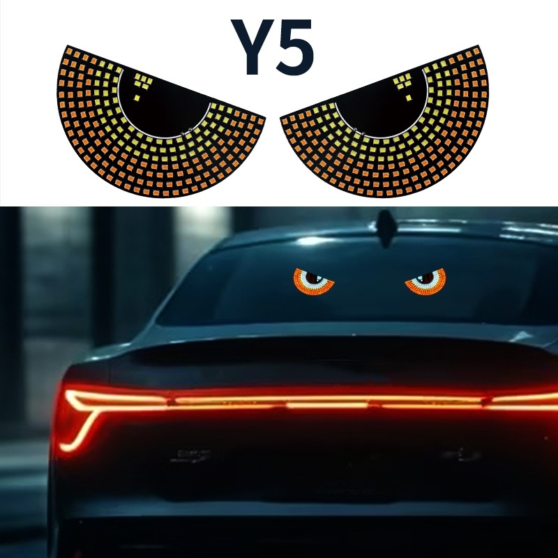 Auto USB LED dekoratīvā gaisma diabola acs formā – Eye light modelis, LED materiāls, 5V, 0.1A, universāla saderība