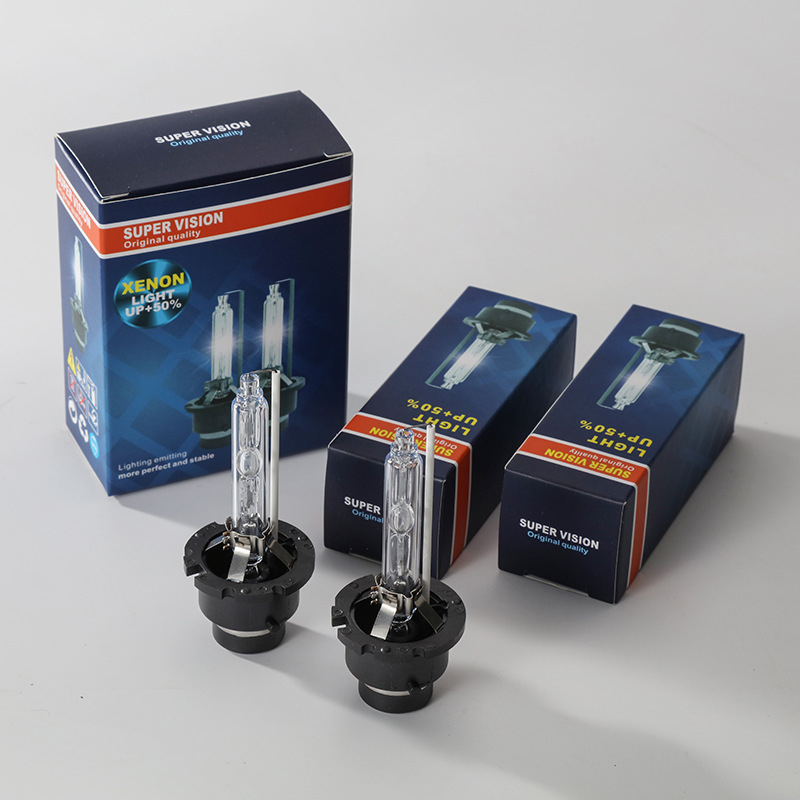 Λαμπτήρας Xenon αυτοκινήτου με μεταλλικό στήριγμα — 12V, 35/55W, 3500 lm, IP67, quartz glass, μοντέλο D1D2D3D4