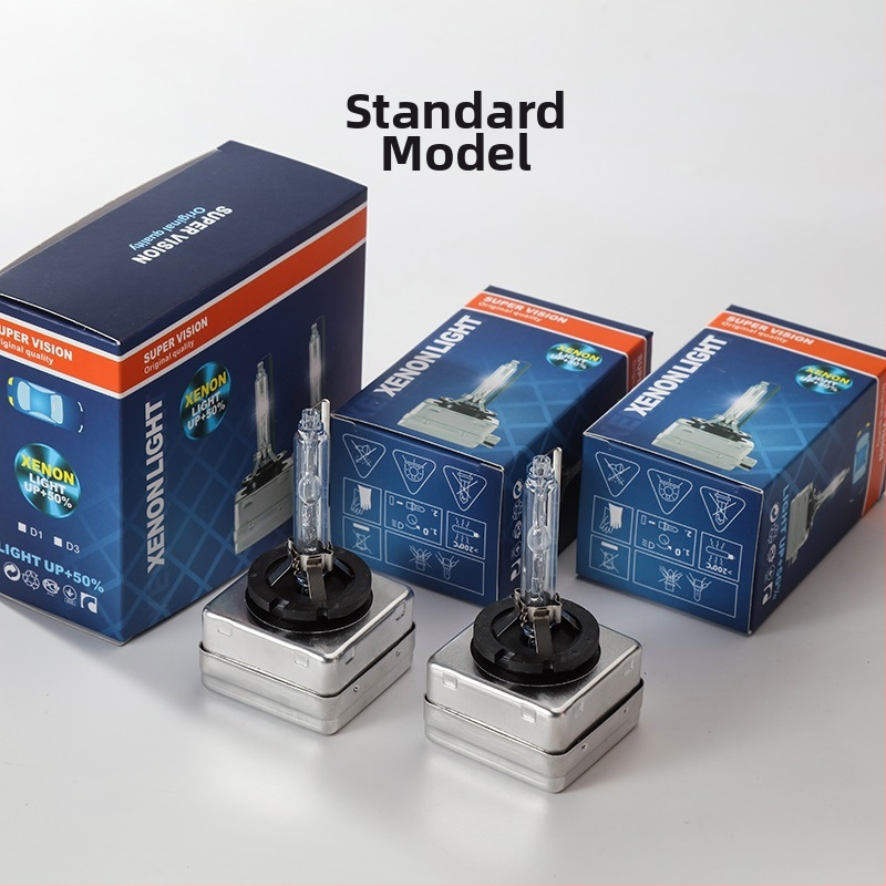 Xenon лампа за автомобил с железна скоба — 12V, 35/55W, 3500 lm, IP67, кварцово стъкло, модел D1D2D3D4