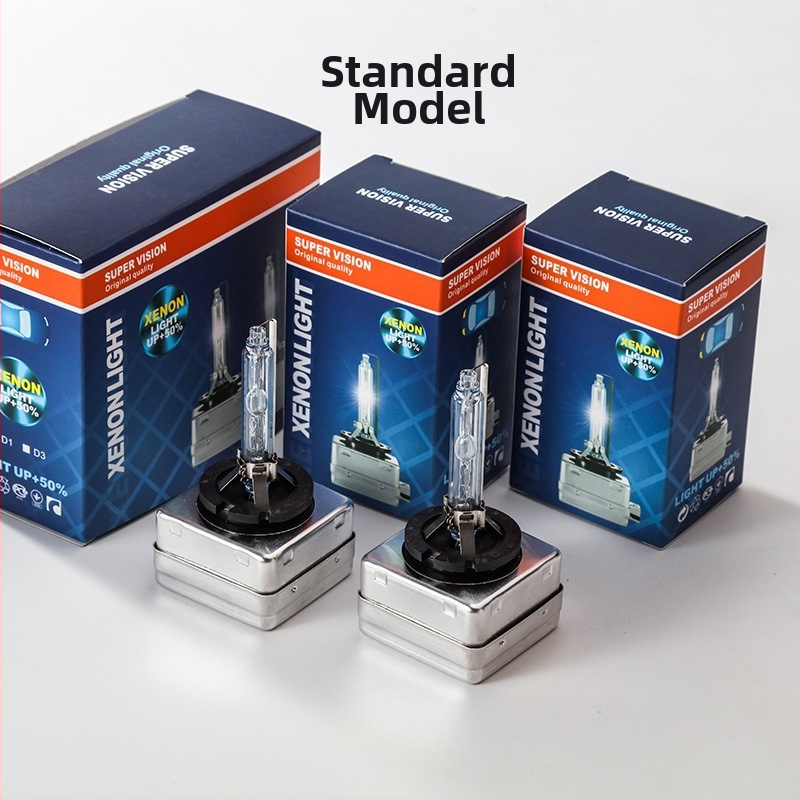 Xenon лампа за автомобил с железна скоба — 12V, 35/55W, 3500 lm, IP67, кварцово стъкло, модел D1D2D3D4