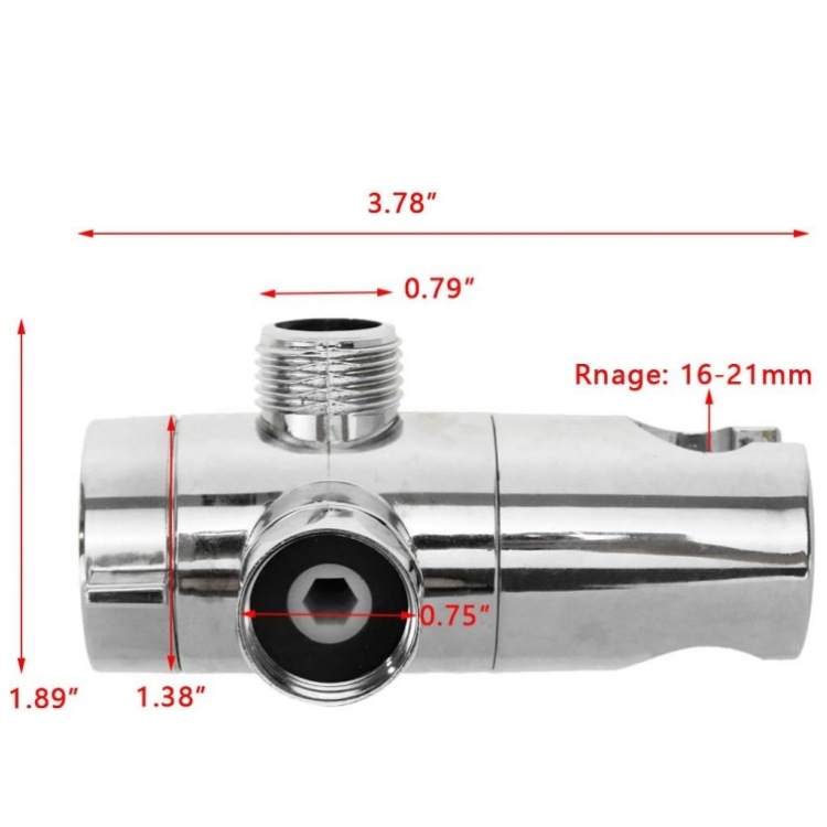 Tuš razvodnik ventila, 4-dijelni razvodnik, 3-put brzo otvaranje, ABS, ST-01, Moderan stil