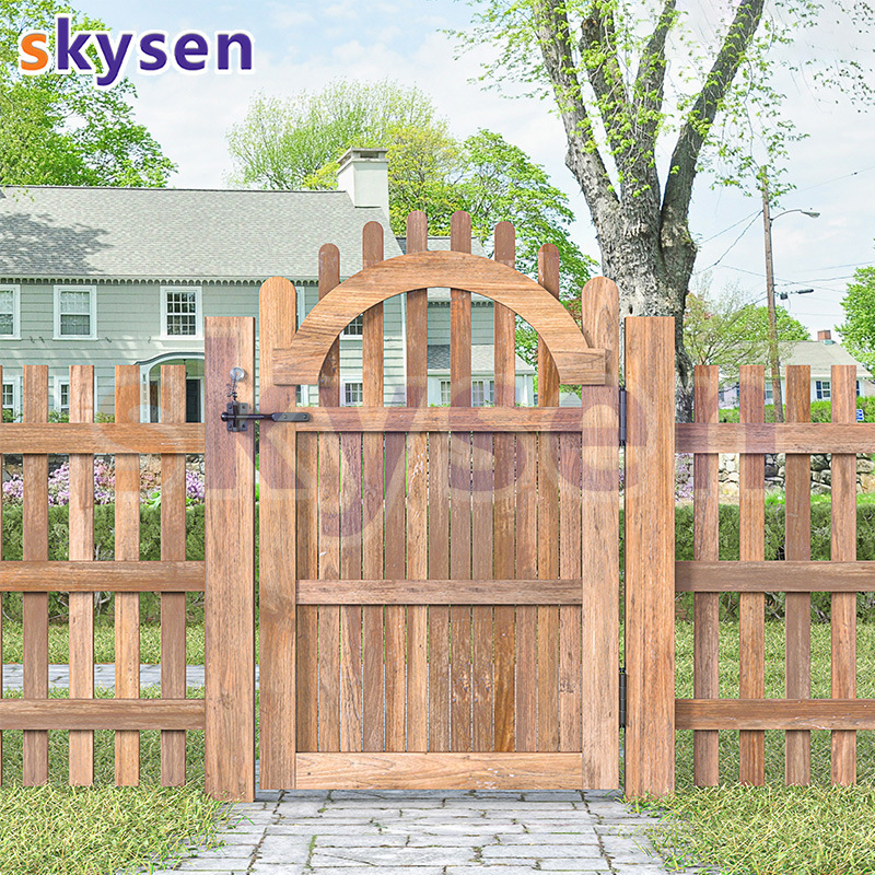 Оградна брава за врата с дърпател, Тип A, модел JLXSDS, въглеродна стомана, електростатично боядисване