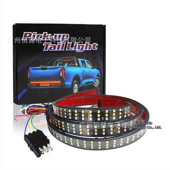 LED πίσω φανάρι για pickup φορτηγό, 3 σειρές, 12V, 2400 lm, 30 W