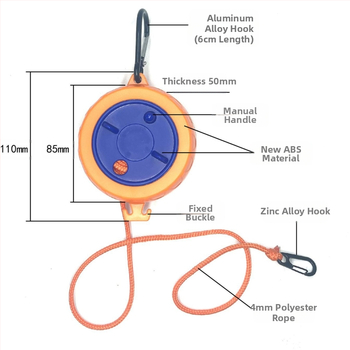 Salokāms āra drēbju žāvētājs ar ABS un poliestera rāmi, pārnēsājams žāvētājs balkonam un kempingam