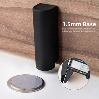 Συσκευή αναρρόφησης πόρτας με εγκατάσταση στο δάπεδο — αυτόματος έλεγχος, ABS μαγνητικό, ματ φινίρισμα, κατάλληλη για πολύ στενά κενά πορτών