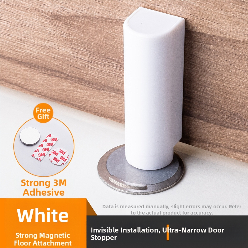 Συσκευή αναρρόφησης πόρτας με εγκατάσταση στο δάπεδο — αυτόματος έλεγχος, ABS μαγνητικό, ματ φινίρισμα, κατάλληλη για πολύ στενά κενά πορτών