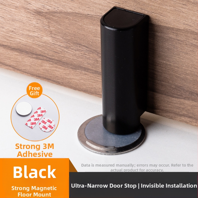 Συσκευή αναρρόφησης πόρτας με εγκατάσταση στο δάπεδο — αυτόματος έλεγχος, ABS μαγνητικό, ματ φινίρισμα, κατάλληλη για πολύ στενά κενά πορτών