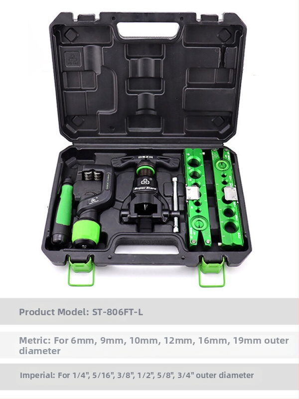 Električni dvostrano namjenski proširivač za bakrene cijevi (klima uređaji) – ekscentrik, 6-19 mm, serija Expander