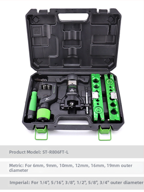 Električni dvostrano namjenski proširivač za bakrene cijevi (klima uređaji) – ekscentrik, 6-19 mm, serija Expander