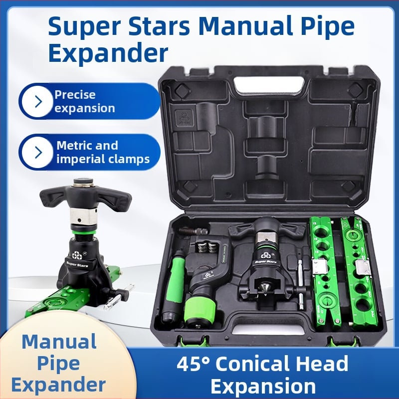 Električni dvostrano namjenski proširivač za bakrene cijevi (klima uređaji) – ekscentrik, 6-19 mm, serija Expander