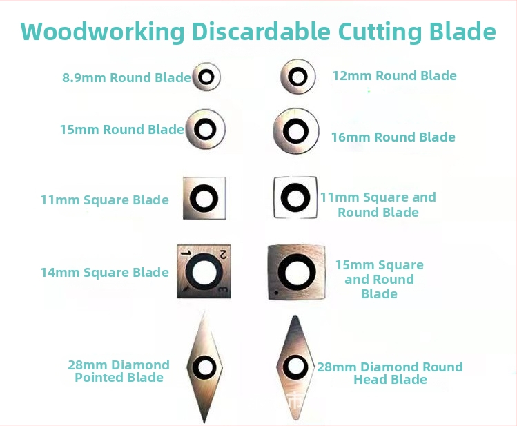 Комплект дървообработващи стругови инструменти, 10 части, дъгови режещи ножове, високоскоростна стомана, алуминиева кутия, Hui Hao