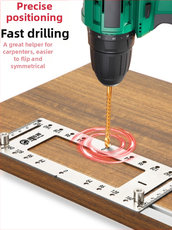 Εντολέας διάτρησης οπών για εγκατάσταση λαβής ντουλαπιού, ανοξείδωτο ατσάλι, μοντέλο GJ09011