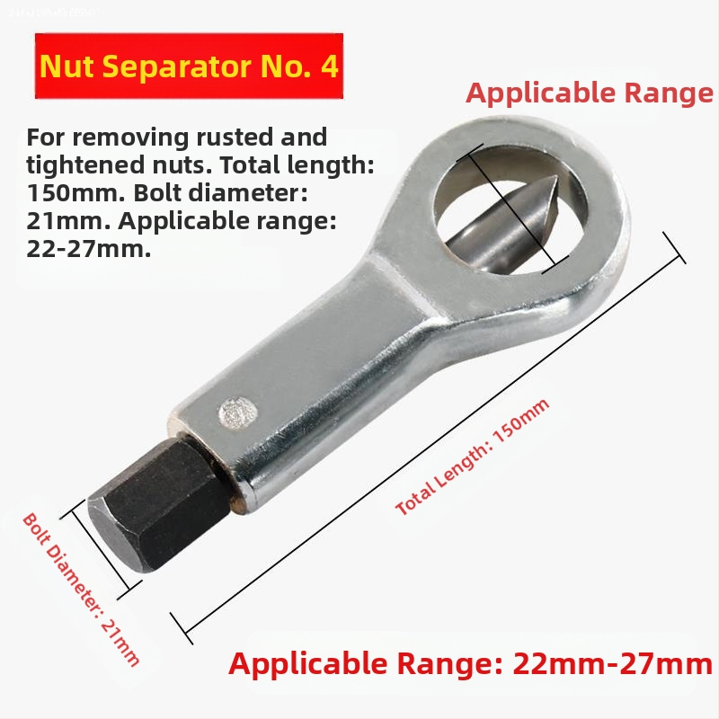 Разцепвач на гайки и разделител – инструмент за отстраняване на гайки и болтове, за домашен авто ремонт