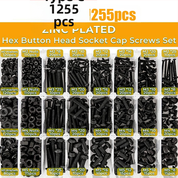 Комплект винтове и гайки с пан глава – ISO 7380, клас A