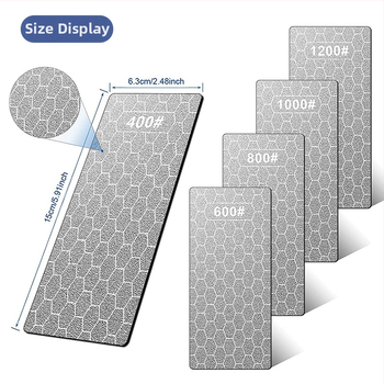 Диамантен шлифовъчен камък, правоъгълна форма, мрежеста шарка, диамантен абразив (Honeycomb Diamond Grinding Blade серия)