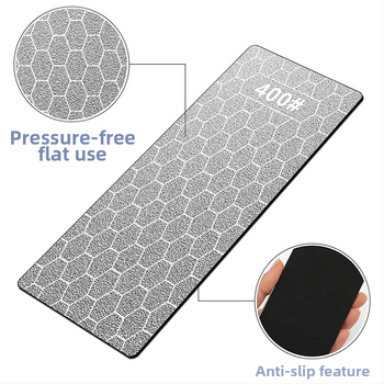 Диамантен шлифовъчен камък, правоъгълна форма, мрежеста шарка, диамантен абразив (Honeycomb Diamond Grinding Blade серия)