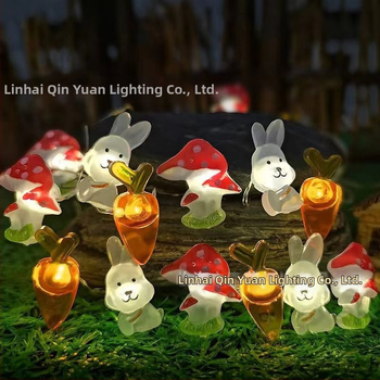 Λαμπτήρας Πάσχα σε σχήμα ζώου από σύρμα χαλκού, σχήματα καρότο, λαγουδάκι, κοτούλα και αυγό; 20 LED, IP43, διάρκεια ζωής 6000 ωρών, τροφοδοσία με μπαταρίες, μοντέλο 564986