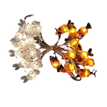 Λαμπτήρας Πάσχα σε σχήμα ζώου από σύρμα χαλκού, σχήματα καρότο, λαγουδάκι, κοτούλα και αυγό; 20 LED, IP43, διάρκεια ζωής 6000 ωρών, τροφοδοσία με μπαταρίες, μοντέλο 564986