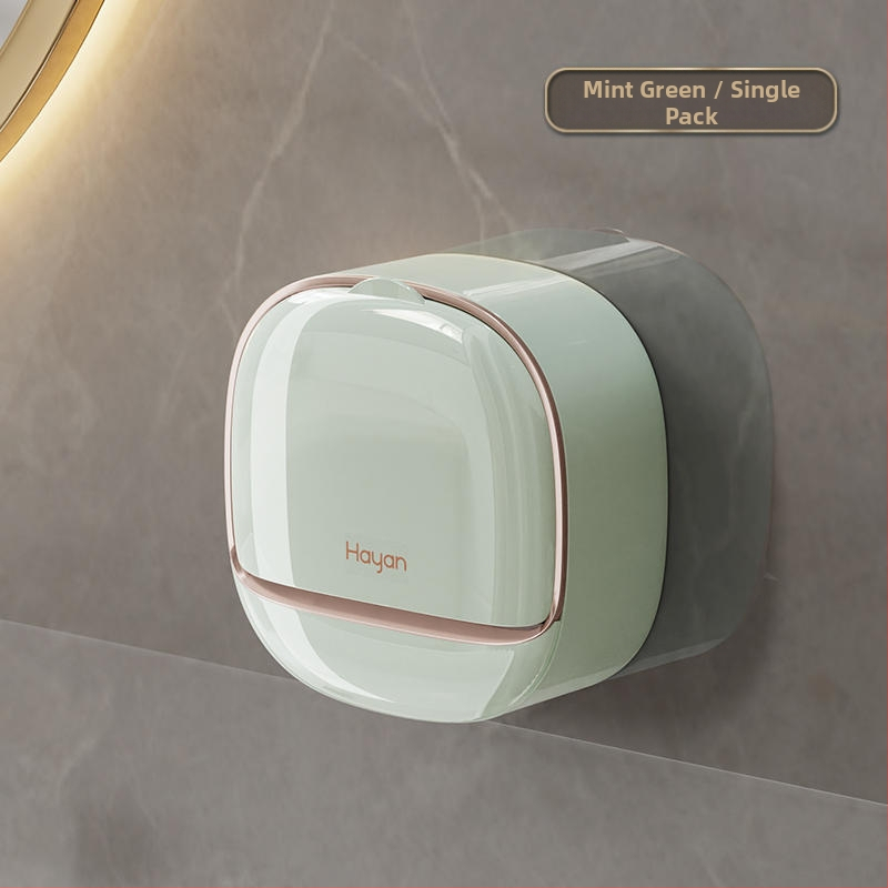 Θήκη σαπουνιού τοίχου με καπάκι και αποστράγγιση, ABS, στήριξη με βεντούζα, εκτύπωση λογοτύπου, δυνατότητα προσαρμογής