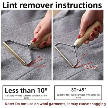 Strong Merchants Χειροκίνητο απομακρυντής χνουδιών για παλτά — τρίμερ για τρίχες σε παλτά και υφάσματα τύπου tweed