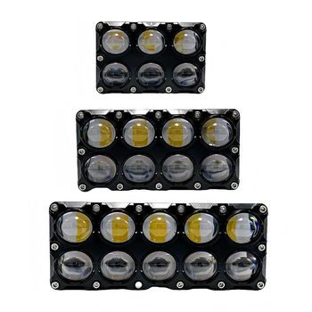 Motocikla LED prožektors BT divu rindu, 10W, 12-80V, 8000lm, 3000K/6500K