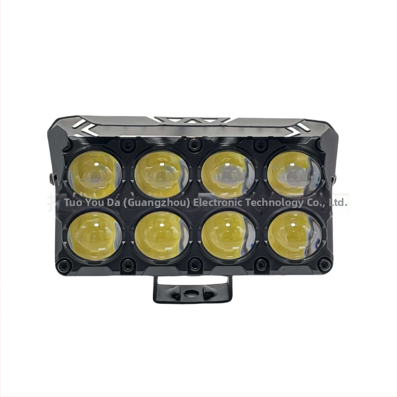 Motocikla LED prožektors BT divu rindu, 10W, 12-80V, 8000lm, 3000K/6500K