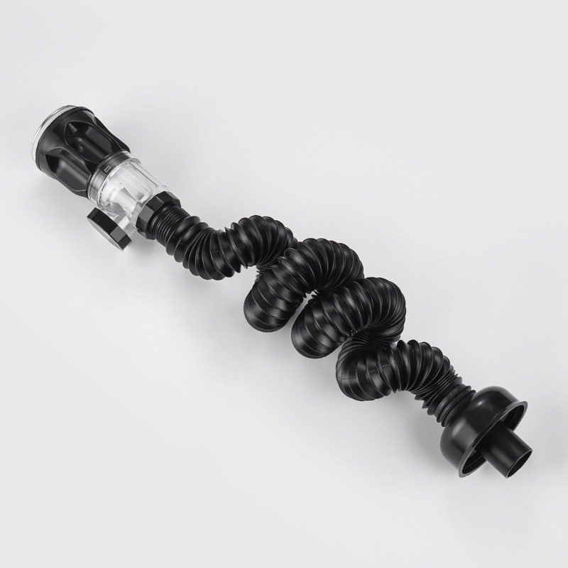 Συγκρότημα αποχέτευσης με βαλβίδα τύπου flap, S-σχήματος για νιπτήρα (μοντέλο 2233) – καθολικό, μοντέρνο μινιμαλιστικό σχέδιο