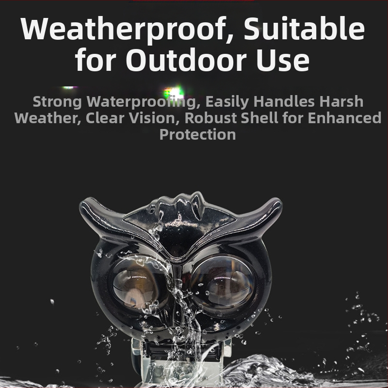 Мотоциклетен LED фар - нов тънък модел сова, 12W, алуминиева конструкция, Liangmo Optoelectronics