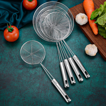 Hinsika nerūdijančio plieno virtuvinė šaukštas su nemagnetine vielos rankena