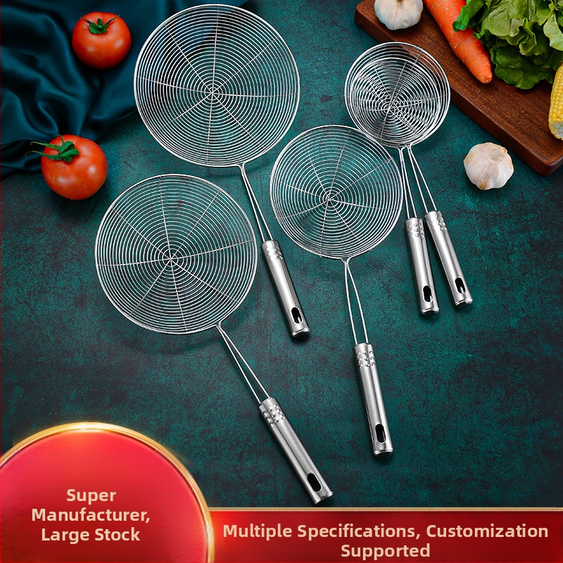 Hinsika готварска лъжица от неръждаема стомана със немагнитна телена дръжка – скиймър