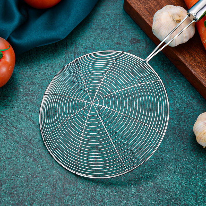 Hinsika nerūdijančio plieno virtuvinė šaukštas su nemagnetine vielos rankena