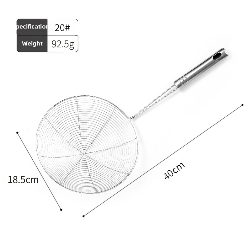 Hinsika nerūdijančio plieno virtuvinė šaukštas su nemagnetine vielos rankena