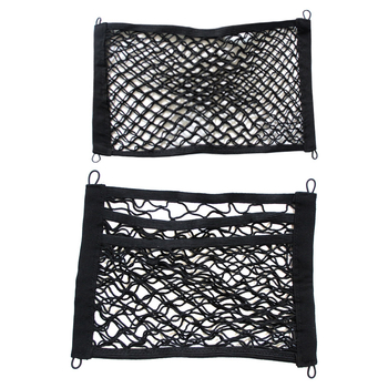 Οικουμενικό πλευρικό δίχτυ αποθήκευσης πορτ-μπαγκάζ, διπλού επιπέδου ελαστικό, κρεμάμενος