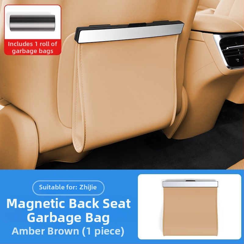 Car cool δερμάτινη εσωτερική θήκη για απορρίμματα αυτοκινήτου - καθολική συμβατότητα, εσωτερικό διακοσμητικό αξεσουάρ, δυνατότητα προσαρμογής