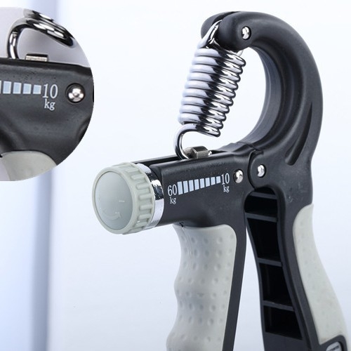 Εκγυμναστής λαβής – ρυθμιζόμενη αντίσταση, φορητός, με μηχανισμό ελατηρίου, υλικό PP, για εκγύμναση χεριού, καρπού και δακτύλων