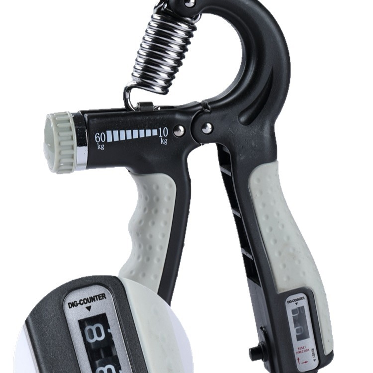 Εκγυμναστής λαβής – ρυθμιζόμενη αντίσταση, φορητός, με μηχανισμό ελατηρίου, υλικό PP, για εκγύμναση χεριού, καρπού και δακτύλων