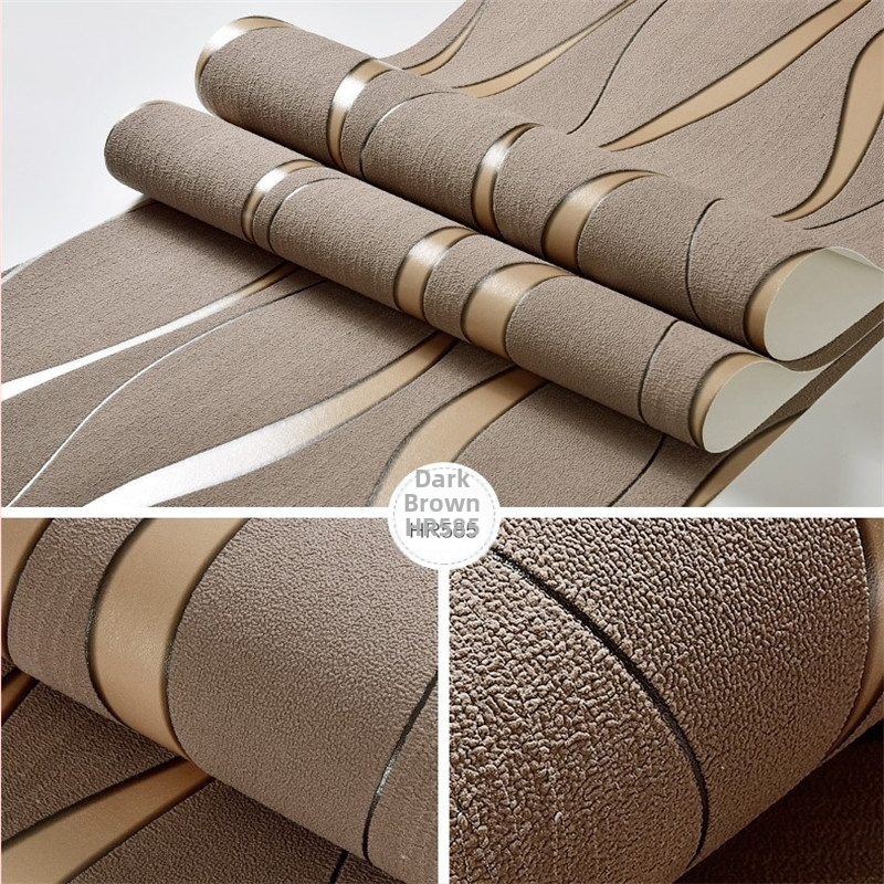 3D vandens bangų tapetai iš neaudinio audinio – atsparūs vandeniui, konkavo-konvekso tekstūra, modernus minimalistinis stilius