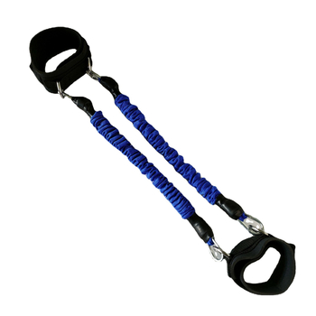 Λάστιχο αντίστασης ποδιού — ρυθμιζόμενη αντίσταση, τετράstrand Taekwondo εκπαιδευτής, υλικό TPE, εκγύμναση δύναμης ποδιών